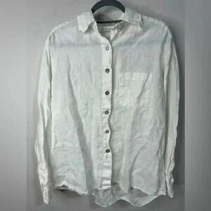 Bryn Walker 100% Linen Size Medium Blouse